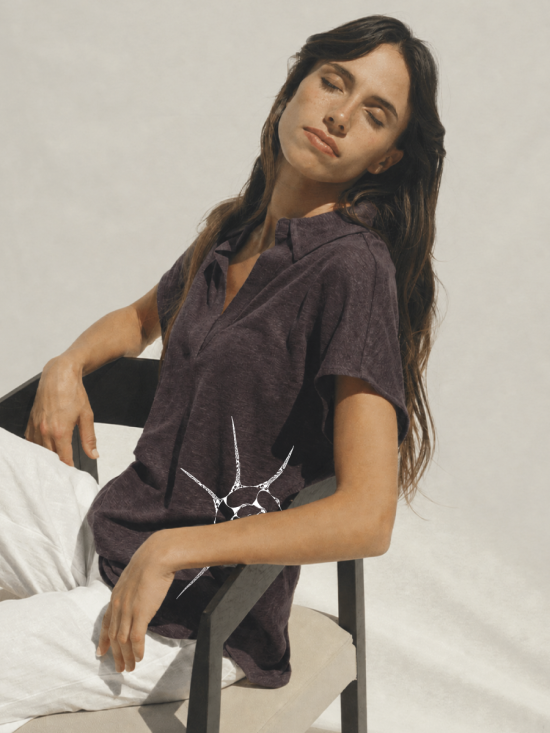 Polo en Lin Femme Le Coquillage