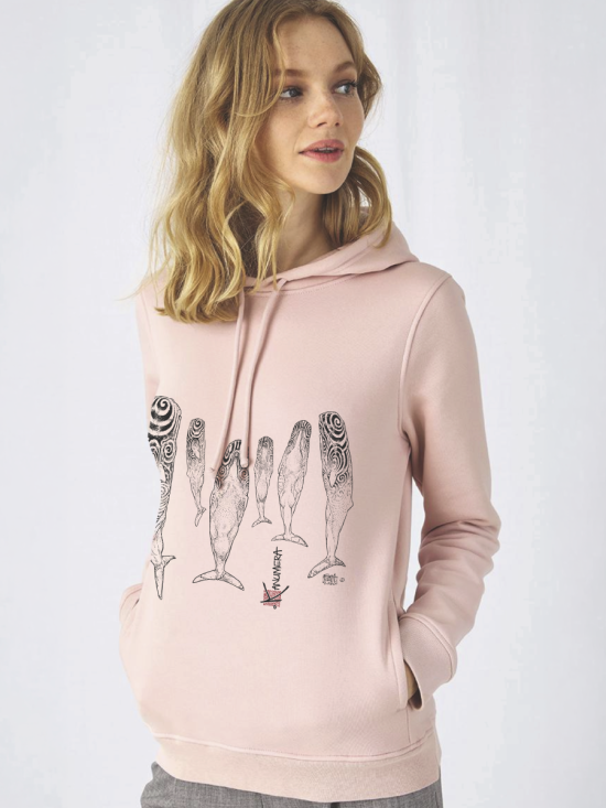 Sperm Whales Organic Ladies Sweat-shirt