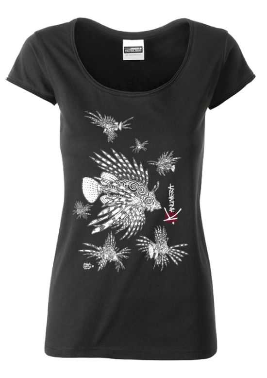 T-shirt Col Rond Profond Le nid de Rascasses