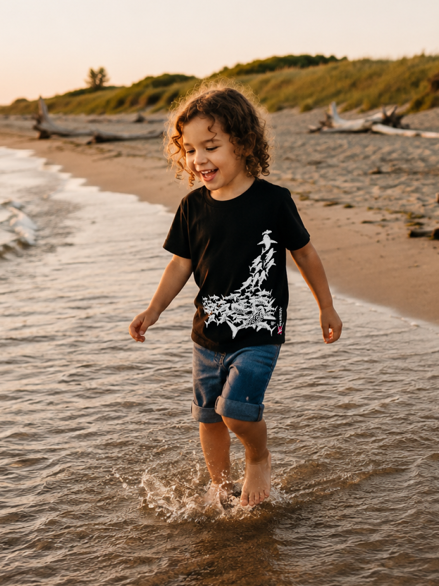 Sharks Attack Kids T-shirt