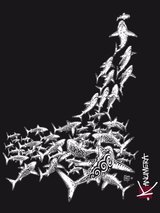 Sharks Attack Kids T-shirt