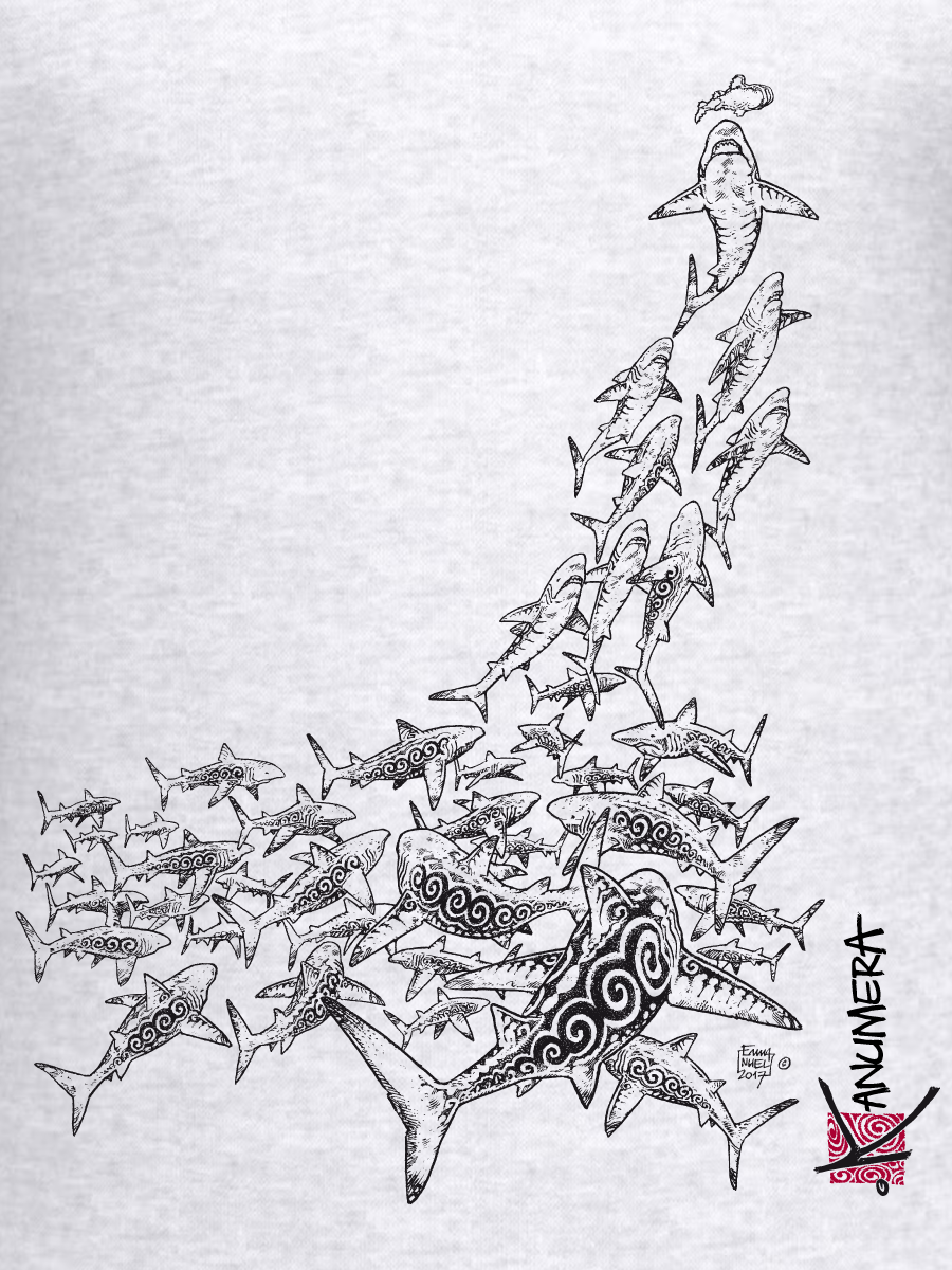 Sharks Attack Kids T-shirt