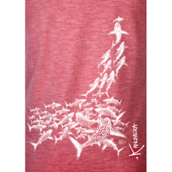 T-shirt délavé L'Attaque des Requins