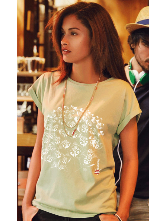 T-shirt décontracté Femme La Ronde des Raies