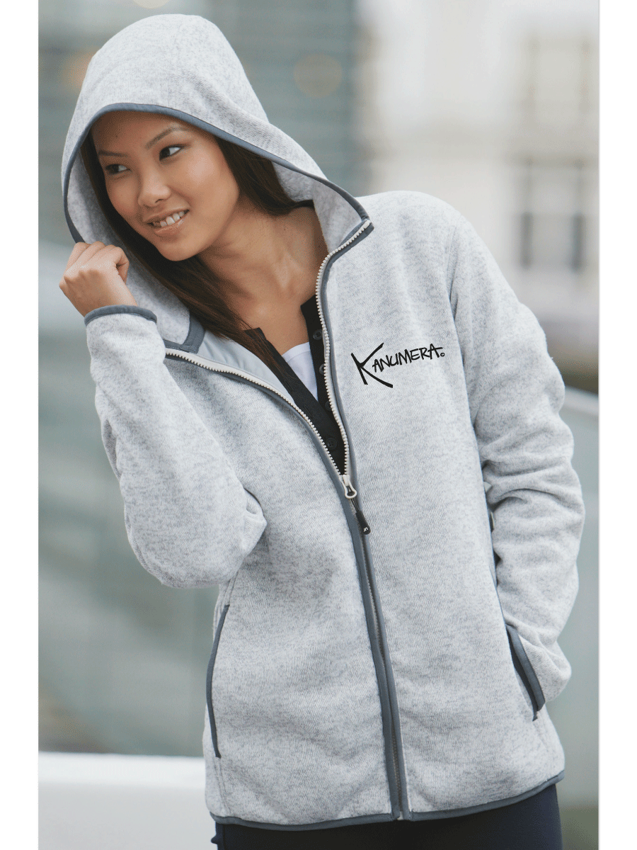 Veste à Capuche Femme en Polaire tricoté L'Hippocampe Tatoo