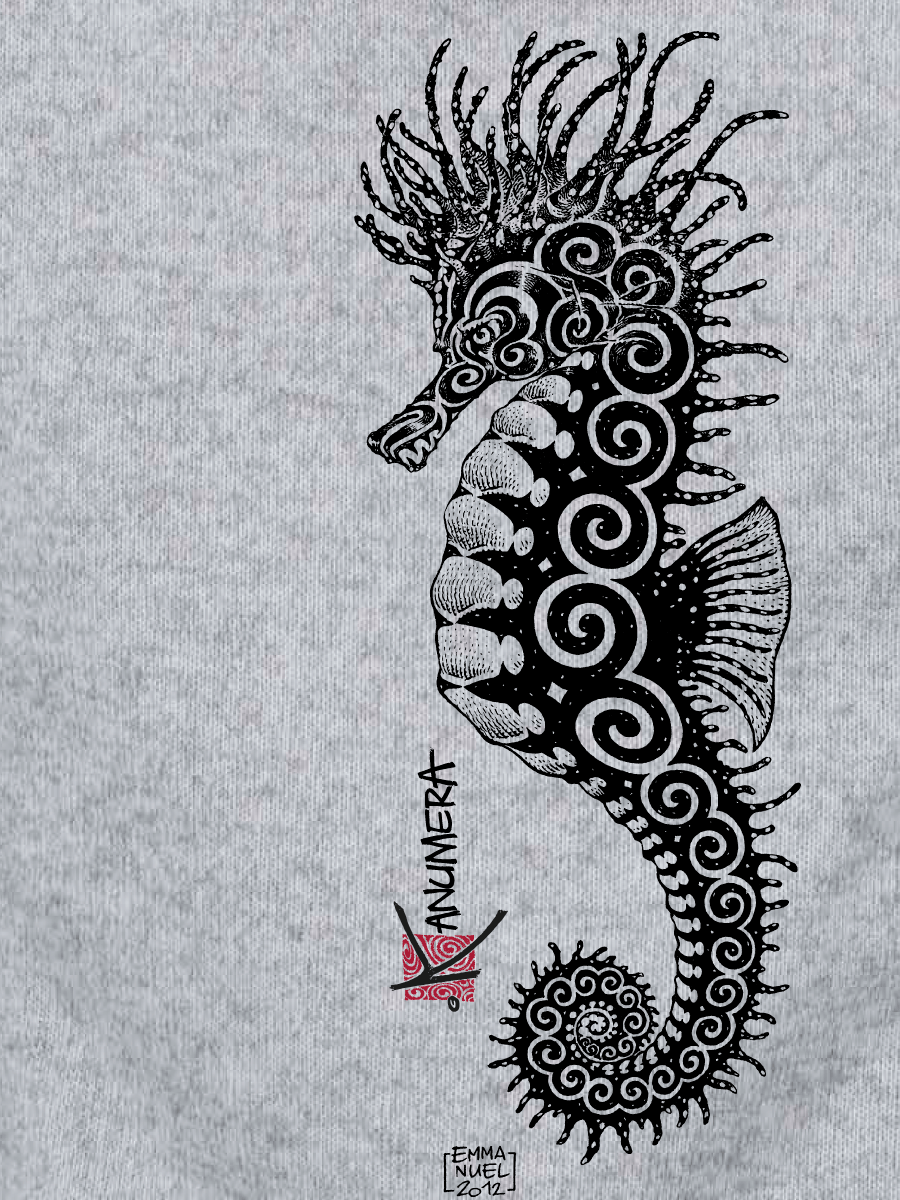 Veste à Capuche Femme en Polaire tricoté L'Hippocampe Tatoo