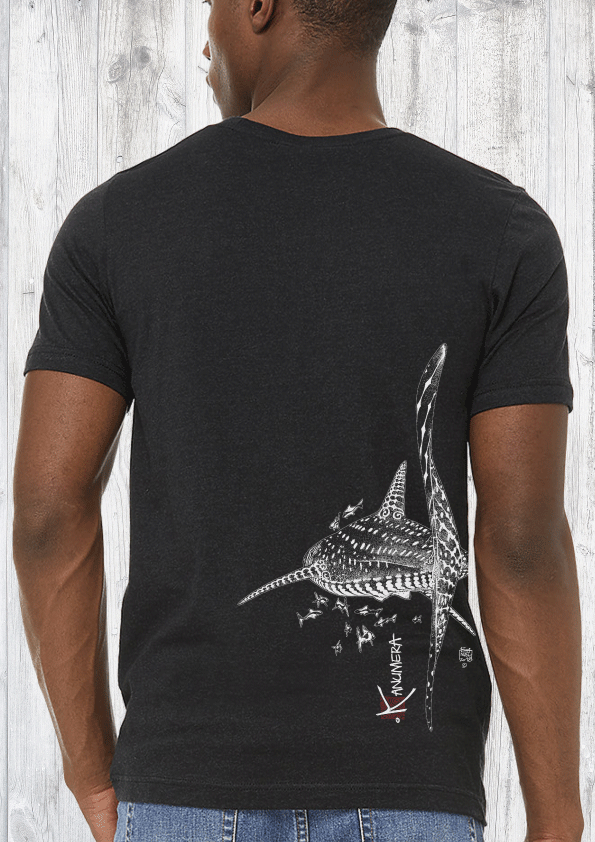 T-shirt Col Rond Le Requin Baleine