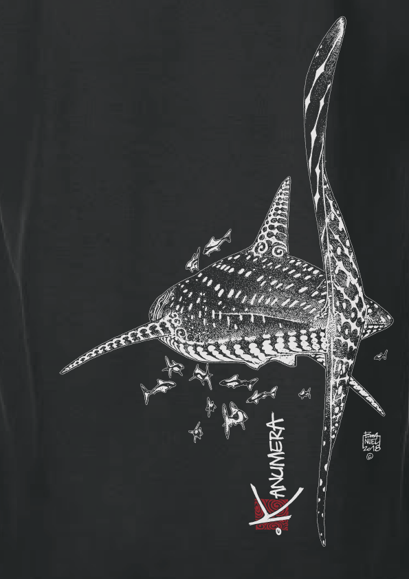 Whale Shark washed hoodie