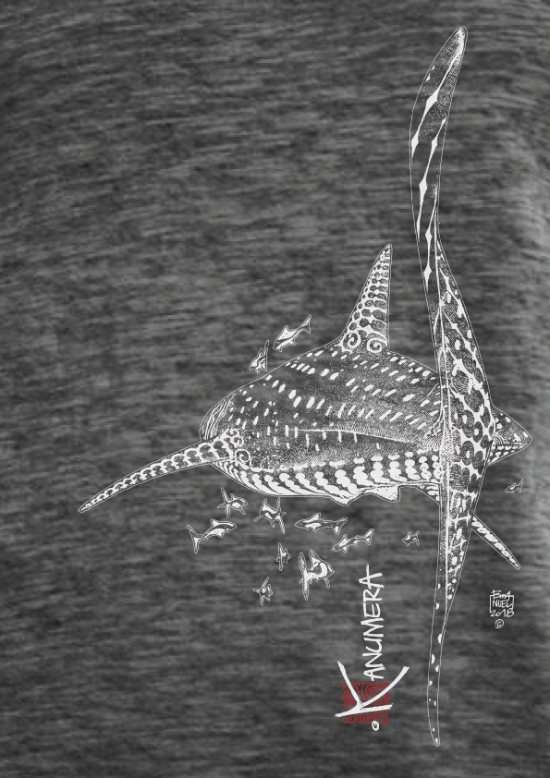 Débardeur délavé Femme Le Requin Baleine