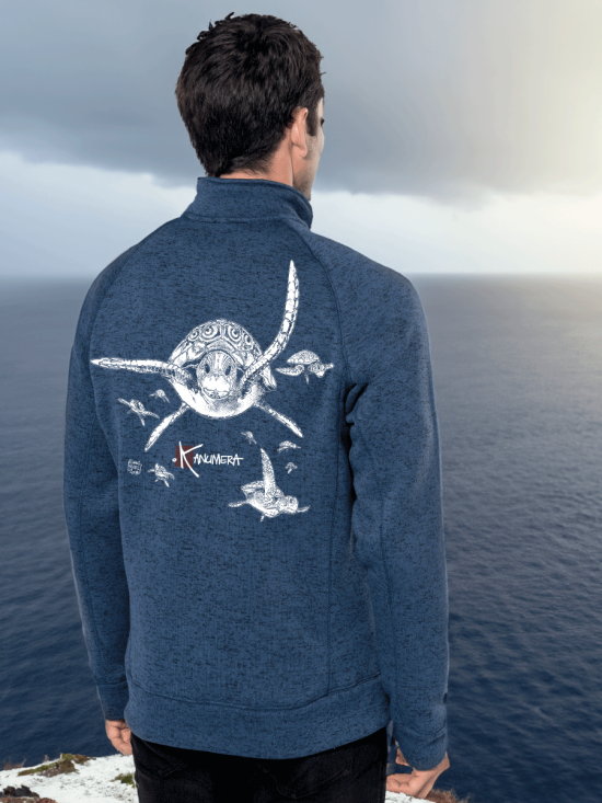 Turtles  full zip heather jacket