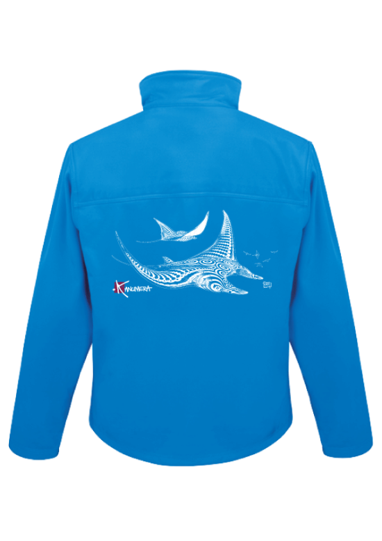 Veste zippée homme Softshell Les Raies Tatoos