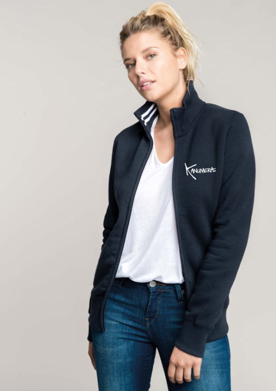 Veste Molleton zippée femme Les Raies