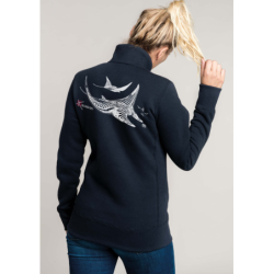 Manta Rays Ladies' full zip sweat jacket
