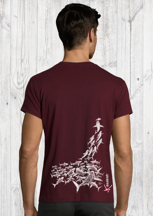 Sharks Attack Adult T-shirt