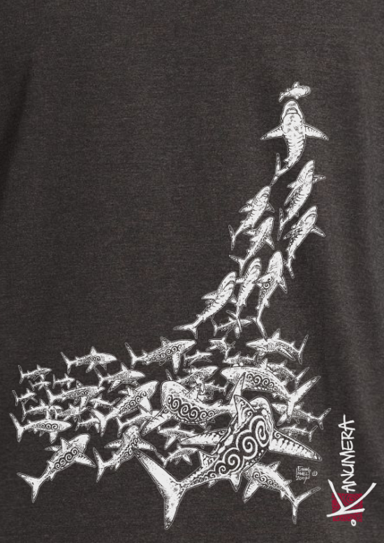 Sharks Attack Adult T-shirt
