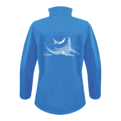 Veste zippée femme Softshell Les Raies Tatoos
