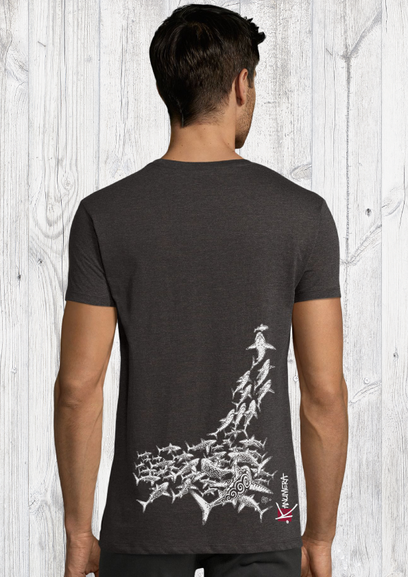 Sharks Attack Adult T-shirt