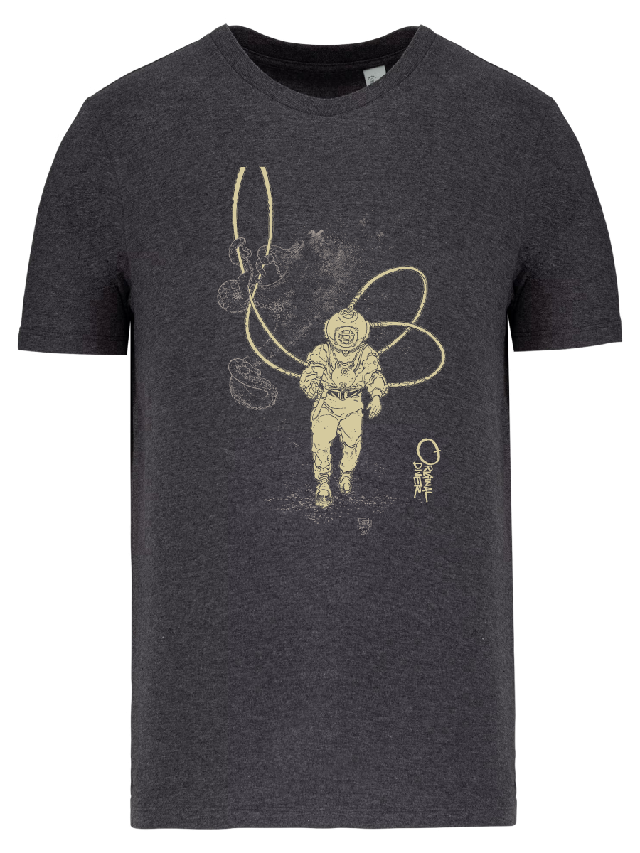 T-shirt Bio La Pieuvre et Le Scaphandrier