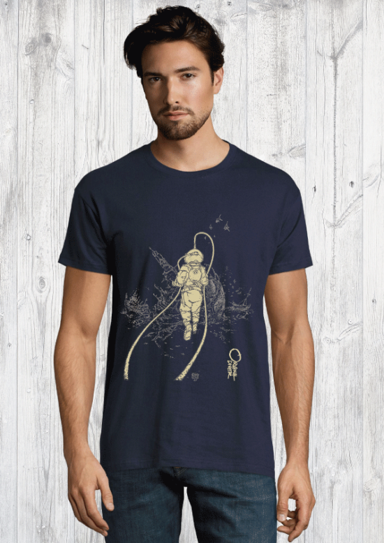 T-shirt Bio Les Épaves et le Scaphandrier