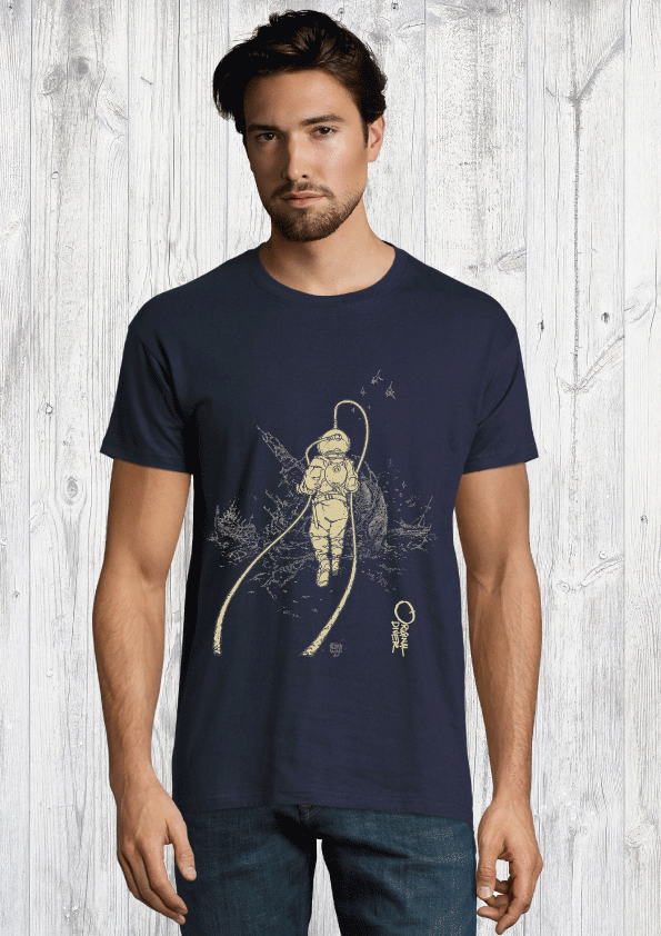 T-shirt Bio Les Épaves et le Scaphandrier