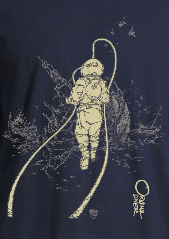 T-shirt Bio Les Épaves et le Scaphandrier