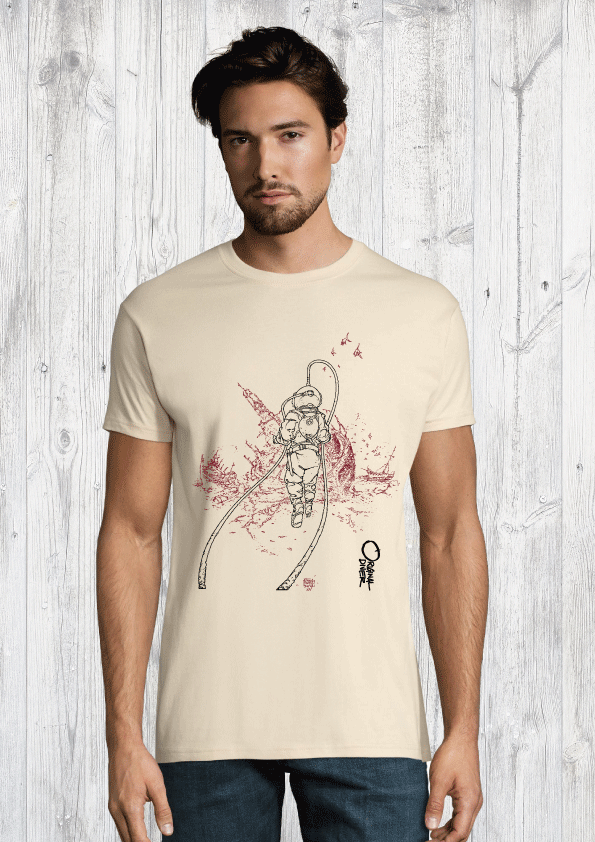 T-shirt Bio Les Épaves et le Scaphandrier