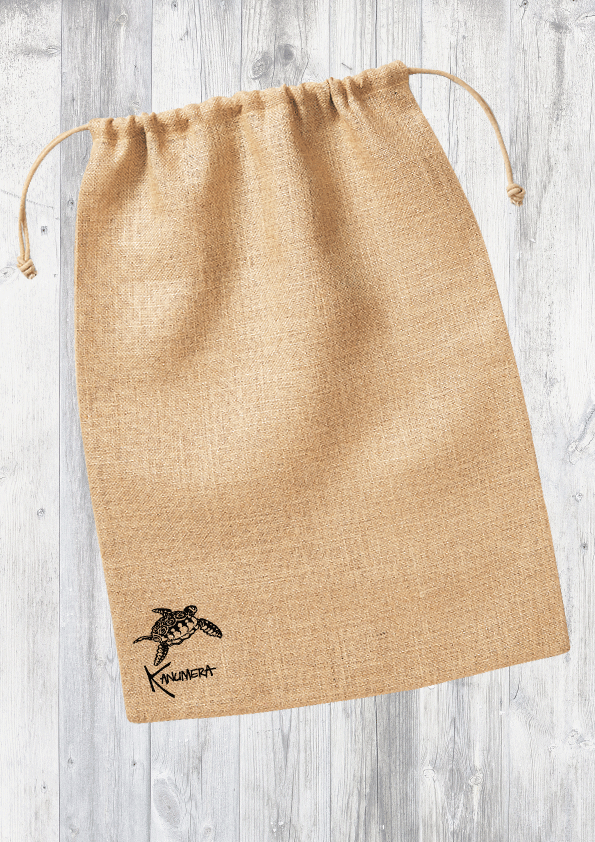 Turtle Big Jute Stuff Bag