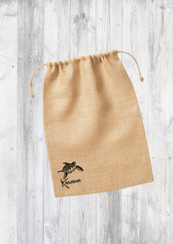 Sac ramassage de déchets en Toile de Jute Petit modèle