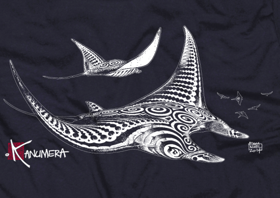 Tee-shirt Bio Les Raies Tatoos