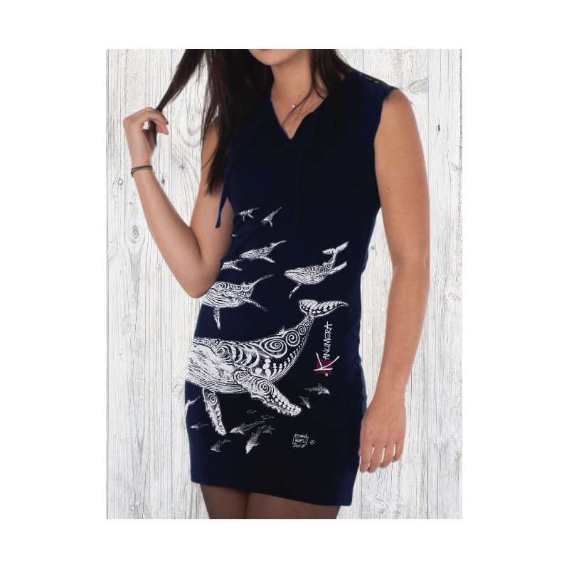 Robe sans manches Le Champ de Baleines