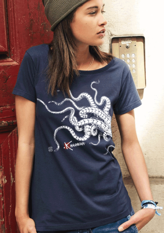T-shirt bio Femme Les Tentacules