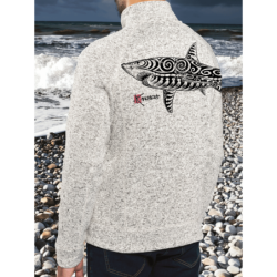 Shark Men's full zip heather jacket