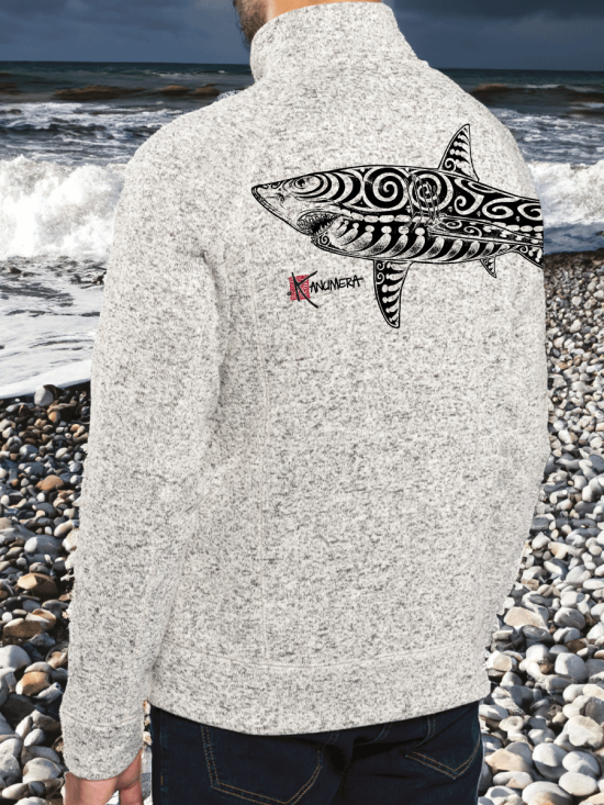 Veste en Polaire tricoté Le Requin Tatoo