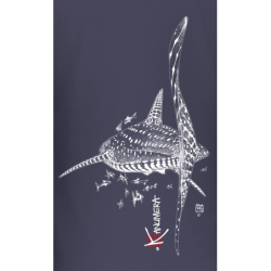 T-shirt Bio Femme avec poche Le Requin Baleine