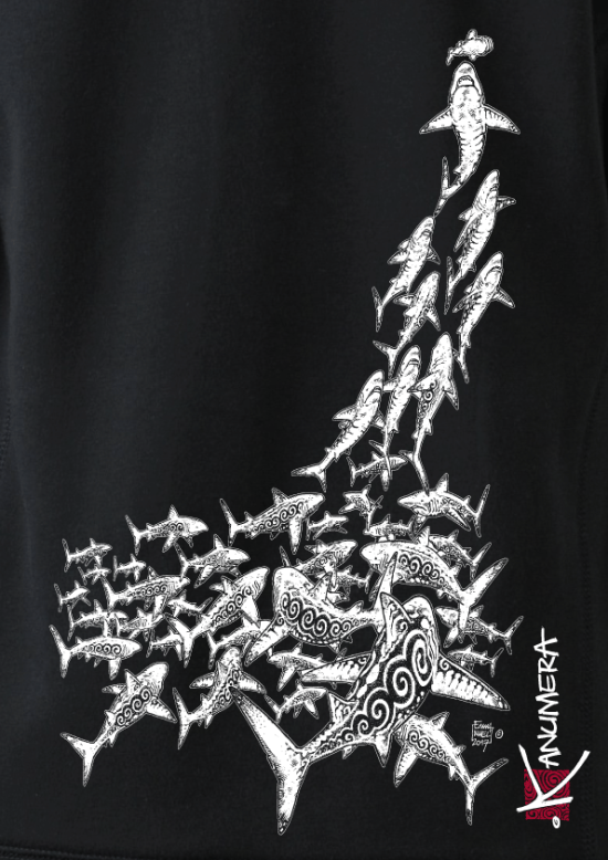 Sweat Capuche Lourd L'Attaque des Requins