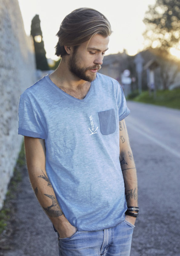 T-shirt délavé La Pieuvre Tatoo
