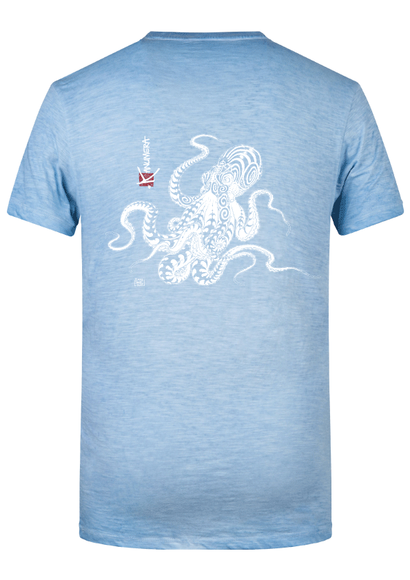 T-shirt délavé La Pieuvre Tatoo