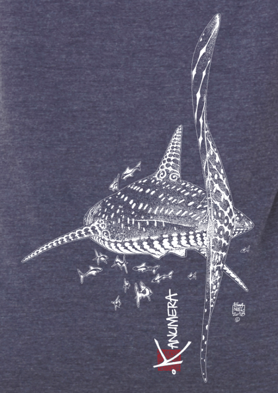 Débardeur Fluide Fendu Le Requin Baleine
