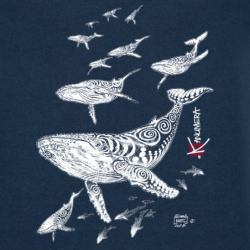 T-shirt Bio Le Champ de Baleines
