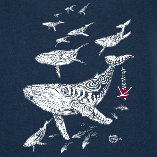 T-shirt Bio Le Champ de Baleines