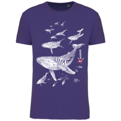 T-shirt Bio Le Champ de Baleines