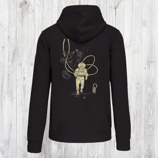 Sweat Capuche Lourd La Pieuvre et le Scaphandrier