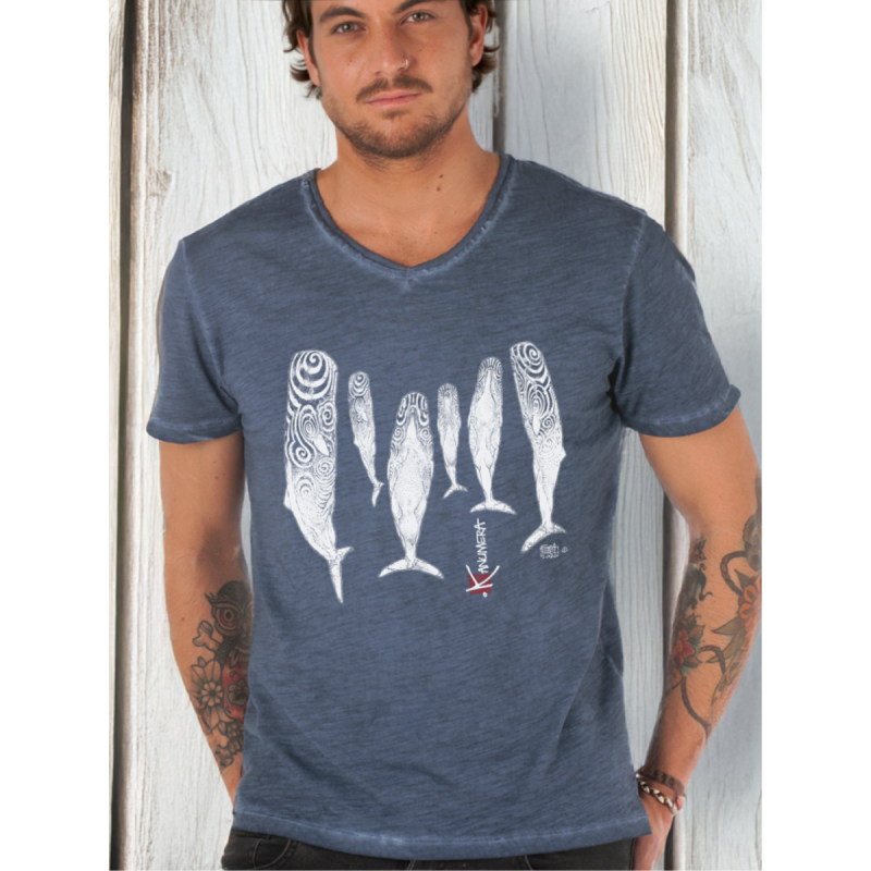 Sperm Whales Vintage T-shirt