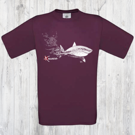 T-shirt Enfant Le Requin et Le Plongeur