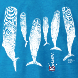T-shirt délavé col V Le sommeil des Cachalots