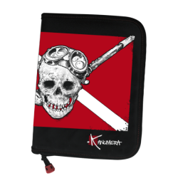 Pochette Carnet de Plongée Drapeau Pirate