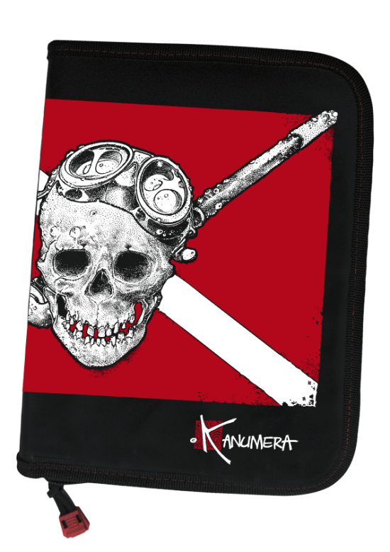 Pochette Carnet de Plongée Drapeau Pirate
