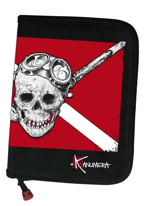 Pochette Carnet de Plongée Drapeau Pirate