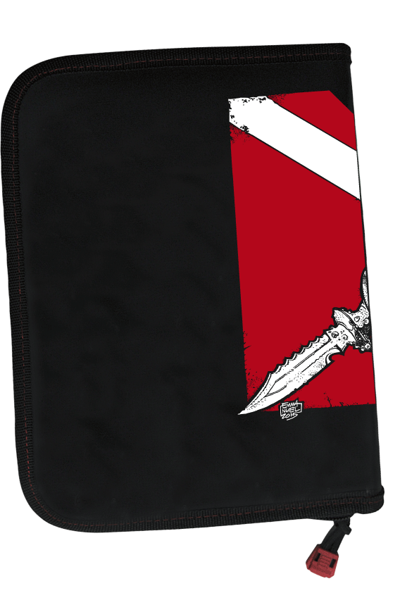 Pochette Carnet de Plongée Drapeau Pirate