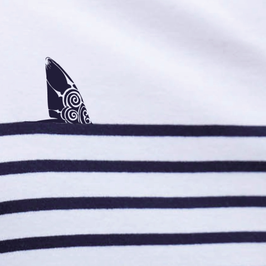 Marinière manches longues Femme L'Aileron de Requin